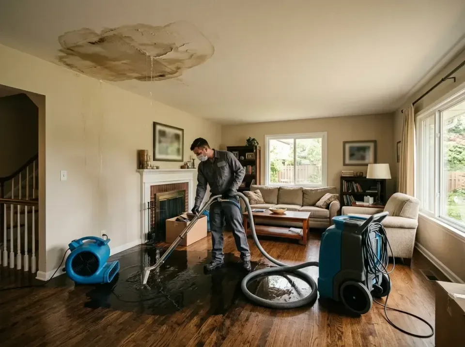 attic-pipe-burst-ceiling-drip-008 — frequently asked questions, Water Damage Restoration & Carpet Care in Bryan, TX